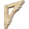 Ekena Millwork Olympic Slat Rough Sawn Bracket, Douglas Fir, 6"W x 42"D x 42"H BKT06X42X42OLY06RDF - alternate 1